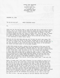 Arthur Shawcross - GENESEE RIVER KILLER - Typed Letter and Envelope - (DECEASED)