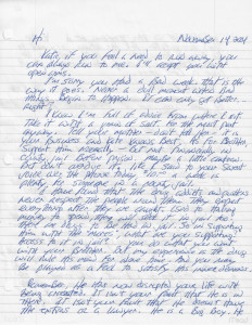 Keith Hunter Jesperson - HAPPY FACE KILLER - Handwritten Letter and Envelope