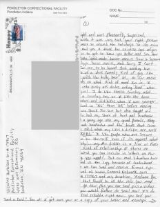 Nicholas Harbison - Handwritten Letter and Envelope