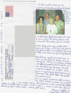 Randall Woodfield - I-5 KILLER - Handwritten Letter and Envelope