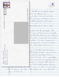 James Riva - Handwritten Letter and Envelope