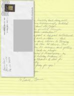 Bruce Davis - MANSON FAMILY - Handwritten Letter and Envelope