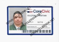 Christian Gulzow - Prison ID Badge