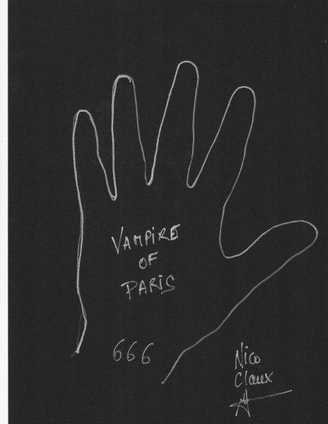 Nicolas Claux - VAMPIRE OF PARIS - Hand Tracing