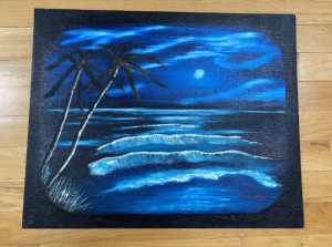 John Wayne Gacy - 16X20 Oil on Canvas 'Blue Moon Calm'