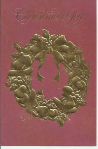 Arthur Shawcross - Christmas Card and Envelope