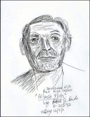 Robert Bardo 8x11 ink drawing of Albert Fish