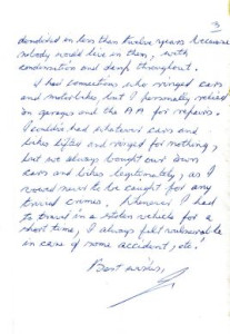 Ian Brady (Moors murder) handwritten letter and envelope