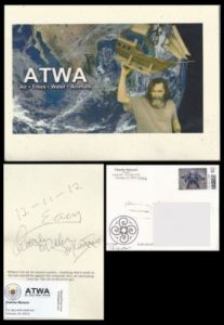 Charles Manson ATWA Card - Signed in Full