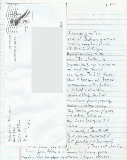 Charles Severance - Handwritten Letter and Envelope