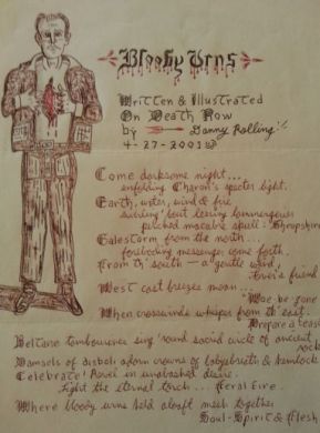 Danny Rolling - THE GAINESVILLE RIPPER - 'Bloody Urns' Poem w/ Art