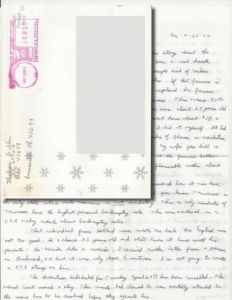 Thomas Dillion - Handwritten Letter and Envelope - Deceased