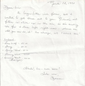 Doreen Ramirez - Handwritten Letter