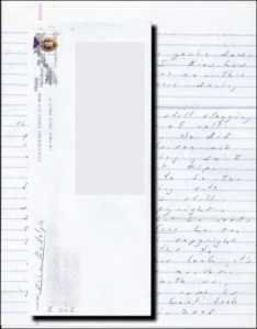 Eric Rudolph - OLYMPIC PARK BOMBER - Handwritten Letter and Envelope