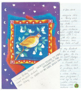 Elmer Wayne Henley - HOUSTON MASS MURDERS - Christmas Card + Handwritten Letter and Envelope