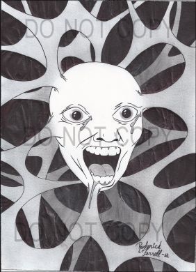 Roderick Ferrell - VAMPIRE CULT - 7.5x10 'Face' Artwork