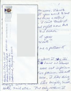 Hadden Clark - Handwritten Letter and Envelope