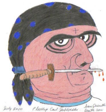 Phillip Jablonski color pencil Pirate drawing