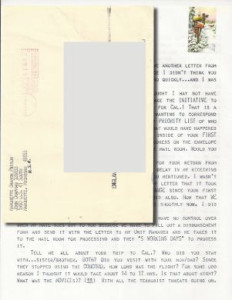 John Norman Collins - Typed Letter Signed and Envelope