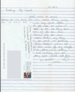 Jessie Dotson - Handwritten Letter and Envelope