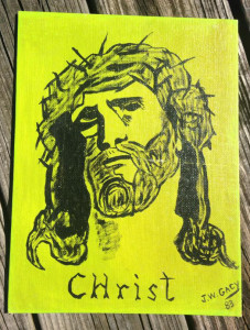 John Wayne Gacy - 9x12 Christ Painting