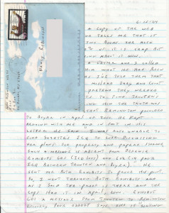 John E. Robinson - THE SLAVE MASTER - Handwritten Letter and Envelope to Wife Nancy Robinson