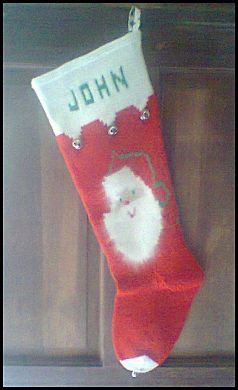 John Robinson - THE SLAVEMASTER - personal Christmas stocking