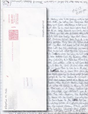 Joseph Son - AUSTIN POWERS - Handwritten Letter and Envelope