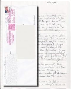 Lee Boyd Malvo - DC SNIPER - Handwritten letter and envelope - FULL Signature