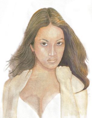 Roy Norris painting of porn star Jenna Haze