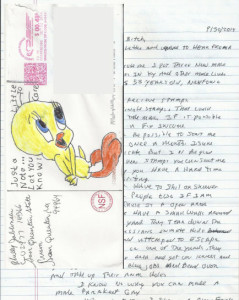 Phillip Jablonski - DEADLY URGES KILLER - Handwritten Letter and Envelope