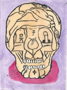 Phillip Jablonski - 8X11 Gacy Sex-Skull Rendition