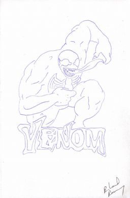 Ramirez Venom Drawing
