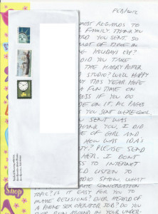Richard Ramirez - THE NIGHT STALKER - Handwritten Letter and Envelope + Two Drawings