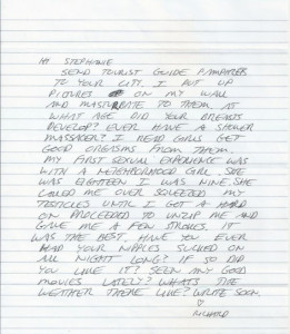 Richard Ramirez - Handwritten Letter and Envelope (Sexually Explicit Letter)