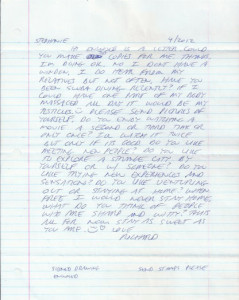 Richard Ramirez - Handwritten Letter and Envelope + Signed Paper Photo