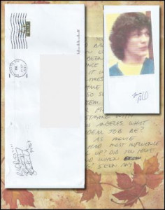Richard Ramirez handwritten letter and envelope + signed print out