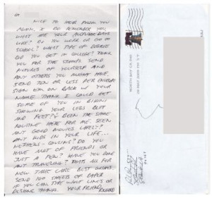 Richard Ramirez - THE NIGHT STALKER - Handwritten Letter and Envelope (2009)