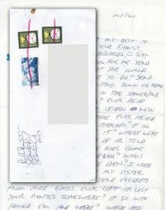 Richard Ramirez - THE NIGHT STALKER - Handwritten Letter and Envelope + 2 Drawings + Favorite Bands List
