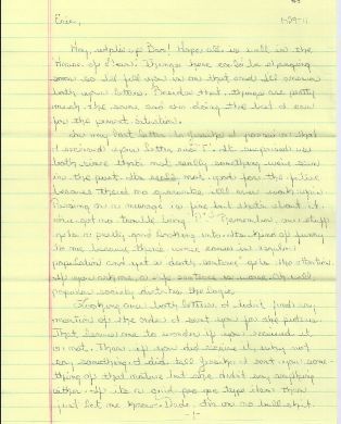 Paul Runge three page handwritten letter [DISCOUNTED NO ENVELOPE]