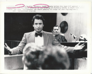 Ted Bundy - Original 8X10 1980 UPI Press Pool Wire Photograph