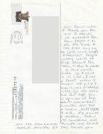 Ward Weaver III - Handwritten Letter and Envelope