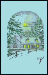 Fredrick Waterfield vintage 1997 Christmas card